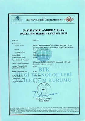 BTK STH Yetkilendirme Belgesi