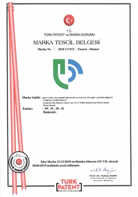 Bulutfon Marka Tescil Belgesi (2018)